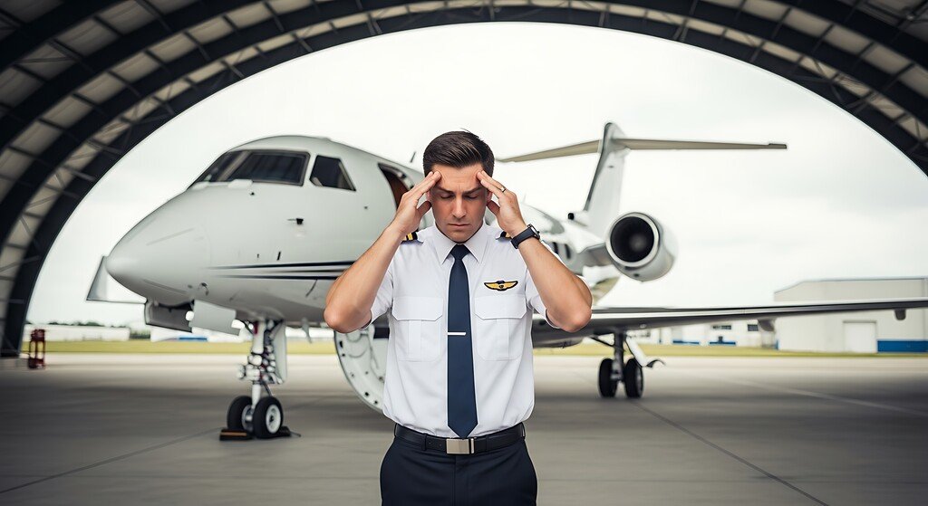 Piloto de aviação com CMA vencido representando dúvidas sobre o que fazer para regularizar